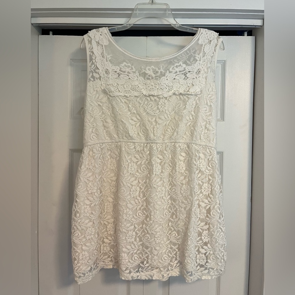 Motherhood Cream Maternity Blouse